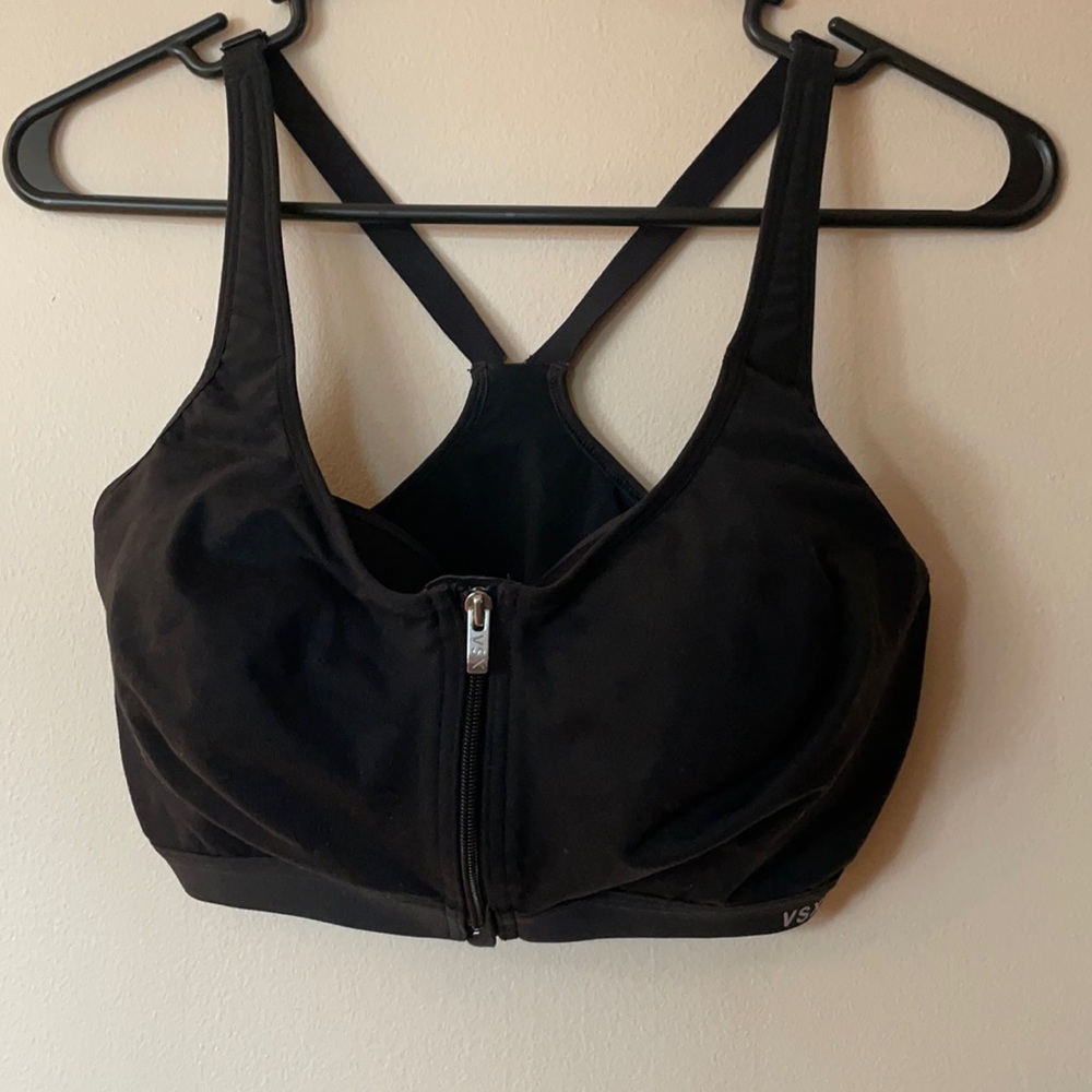 Black Victoria secret high support sports bra